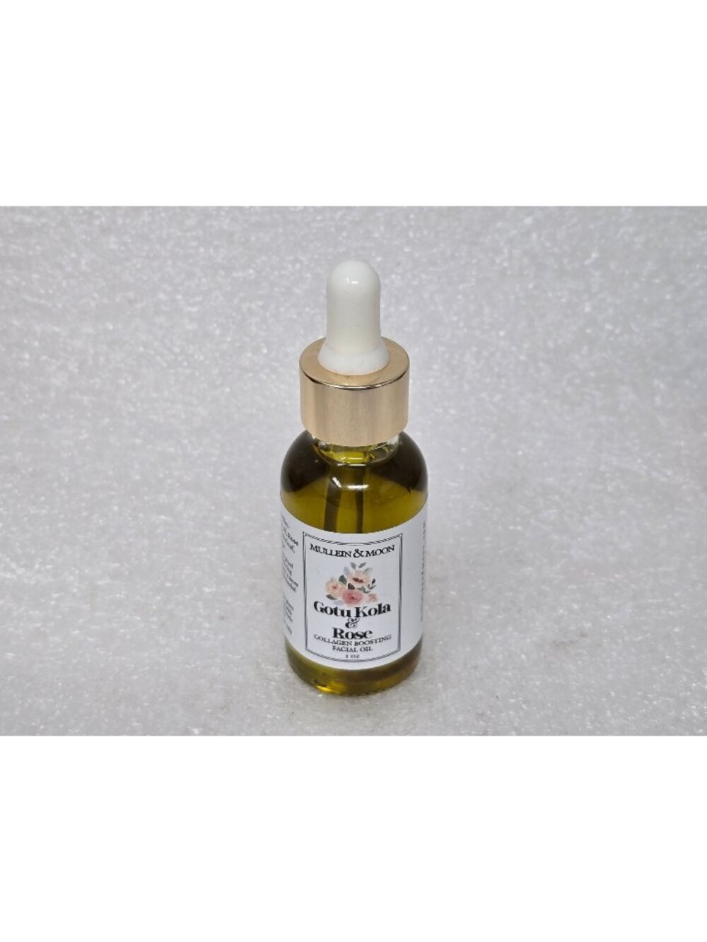 Gotu Kola & Rose Collagen-Boosting Facial Oil 1 Fl Oz By Mullein & Moon